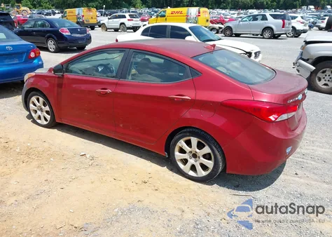 2012 Hyundai Elantra Limited (Ulsan Plant) из США, поврежденный, VIN KMHDH4AE3CU240163